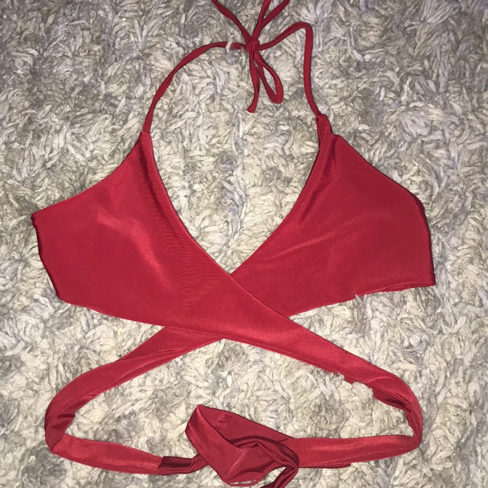 🌸 Red bathing suit top 🌸